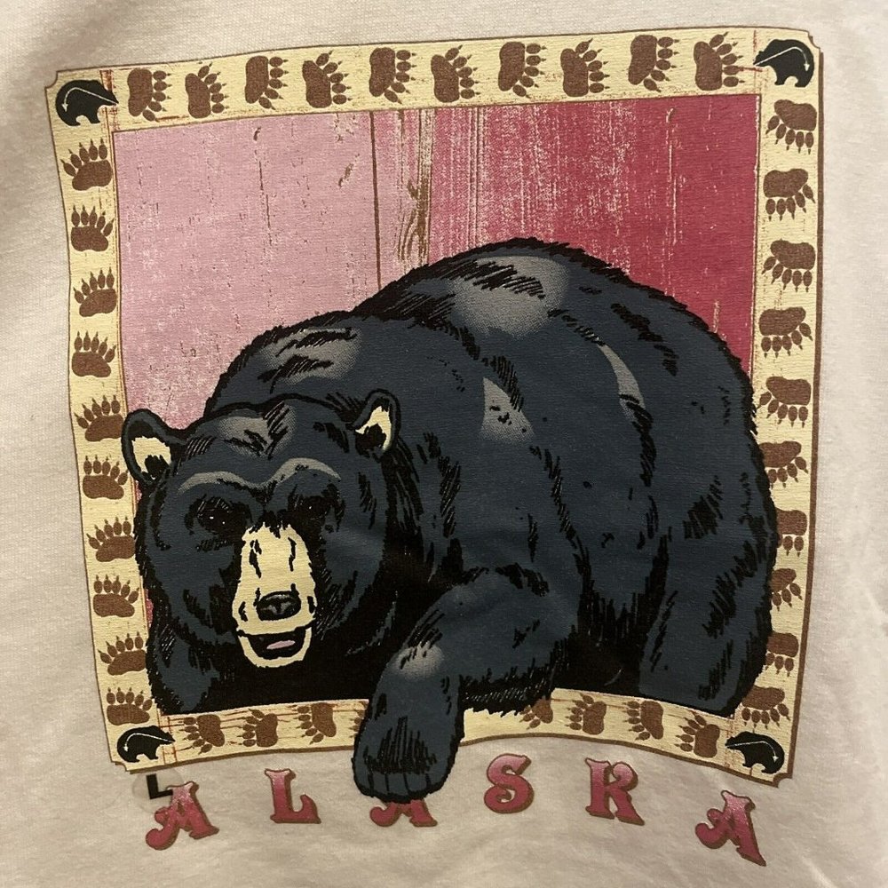 Alaska Bear T Shirt Crystal Cruises Size L